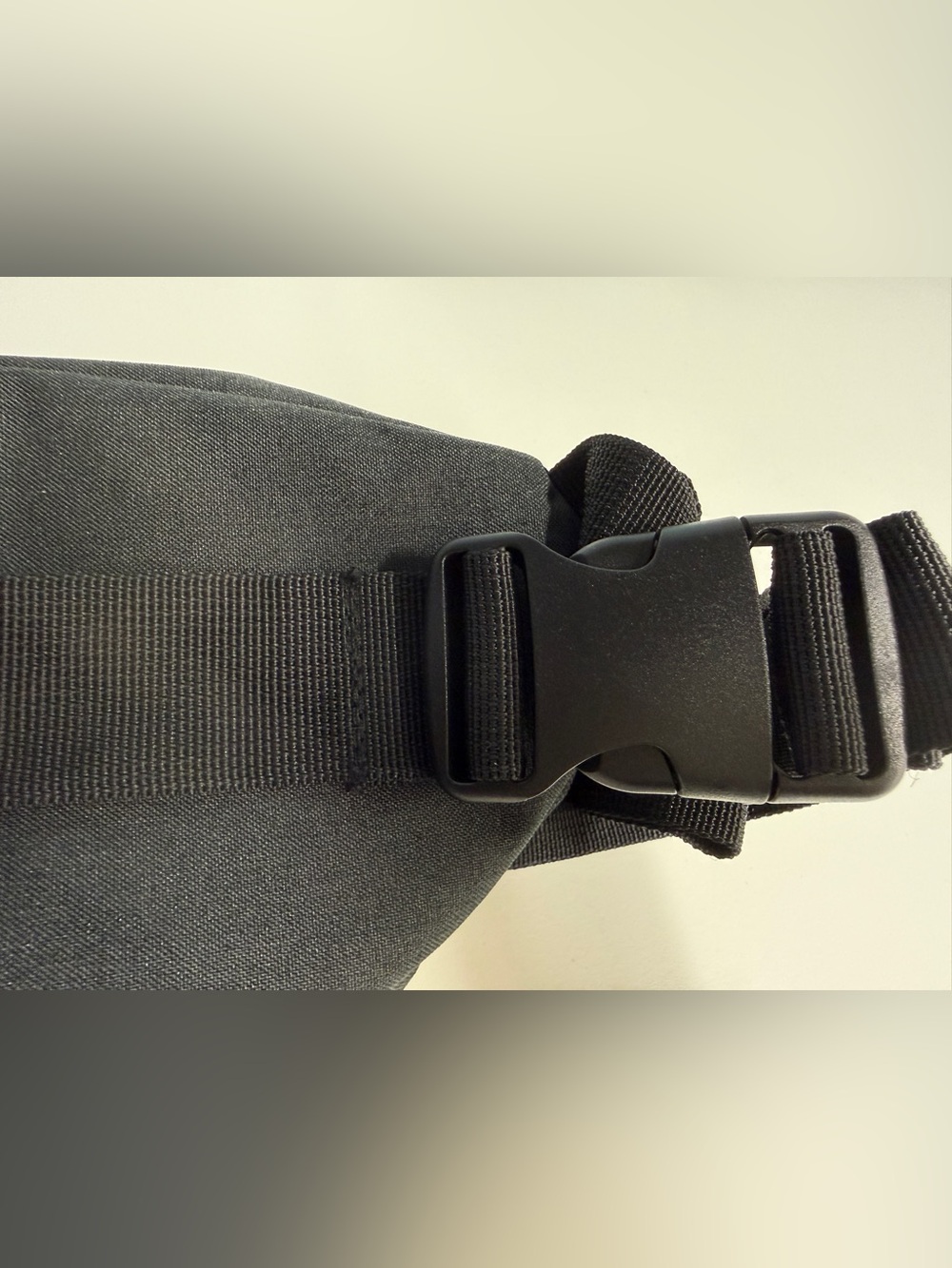 Champion Black Waist Pack with White Logo and Red Accent - Picture 4 of 5